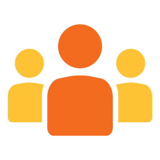 Three people, representing a team